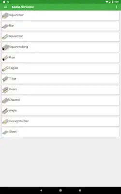 Metal calculator android App screenshot 4
