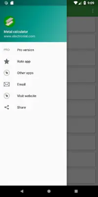 Metal calculator android App screenshot 5